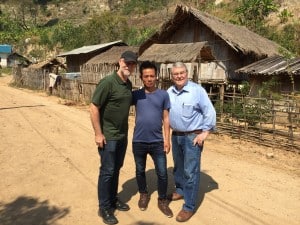 Brian Weller and I with Thai Village Pastor.